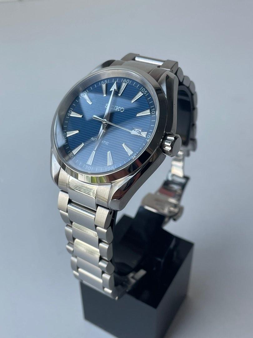 Custom Seiko Mod Blue AquaTerra, Men's Fashion, Watches & Accessories,  Watches on Carousell