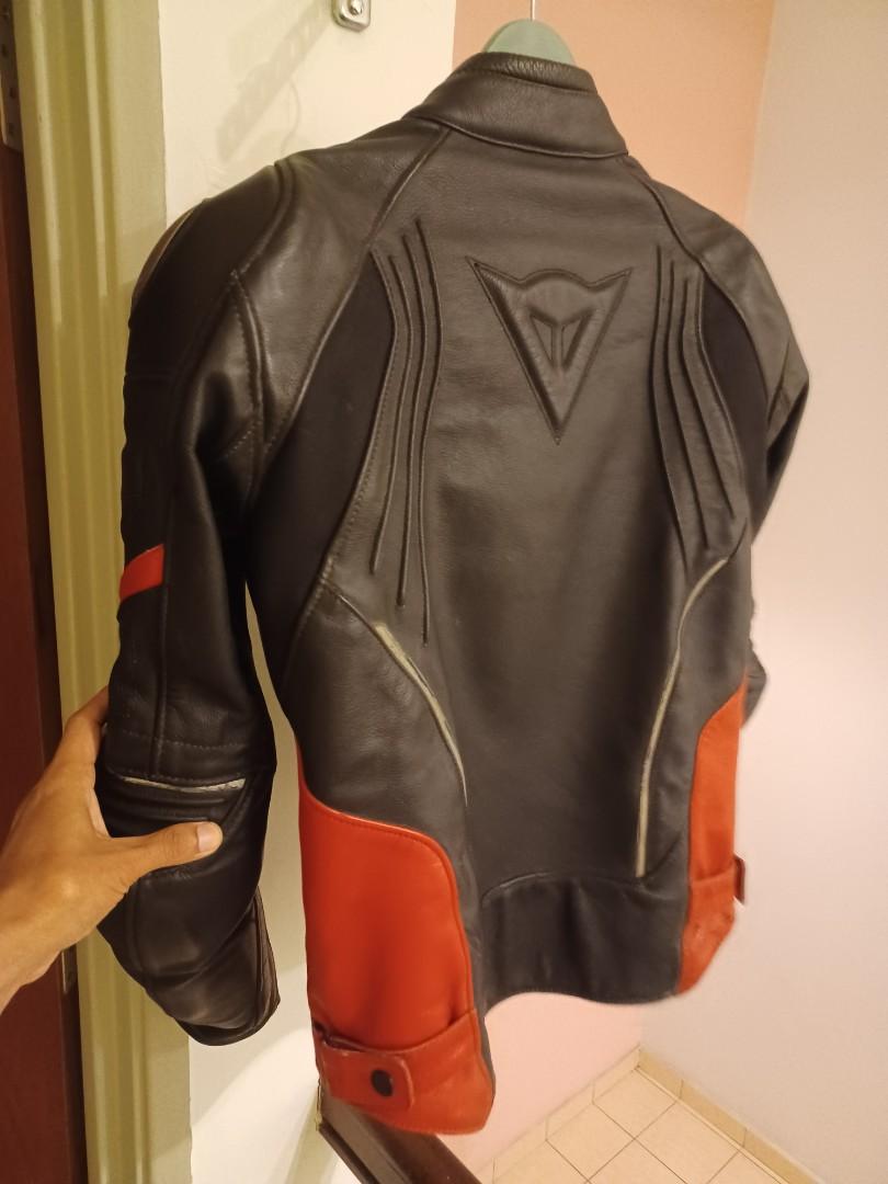 Dainese Racing D1 Leather Jacket Dainese Manis D1 G1 Back Protector Motorbikes on Carousell