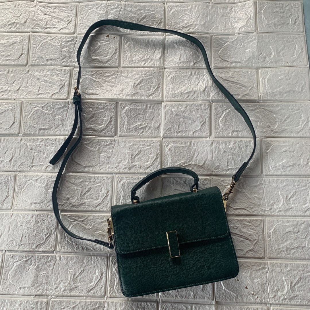 Dark green crossbody bag, Women's Fashion, Bags & Wallets, Crossbody