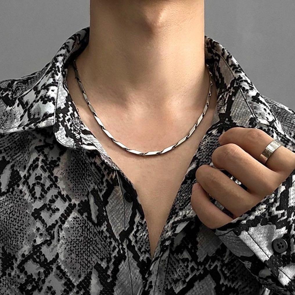 Mens designer silver best sale chains