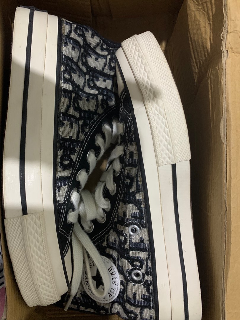 DIOR CONVERSE, Women's Fashion, Footwear, Sneakers on Carousell