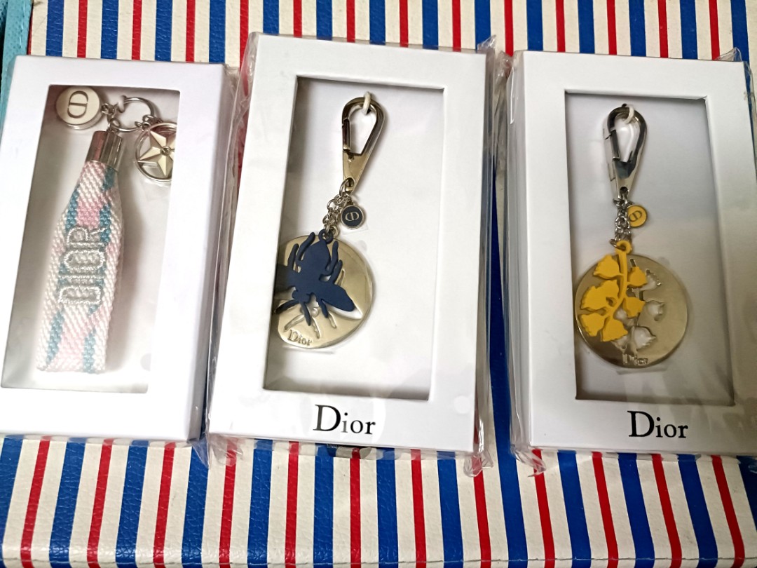 Dior keychain, Luxury, Accessories on Carousell