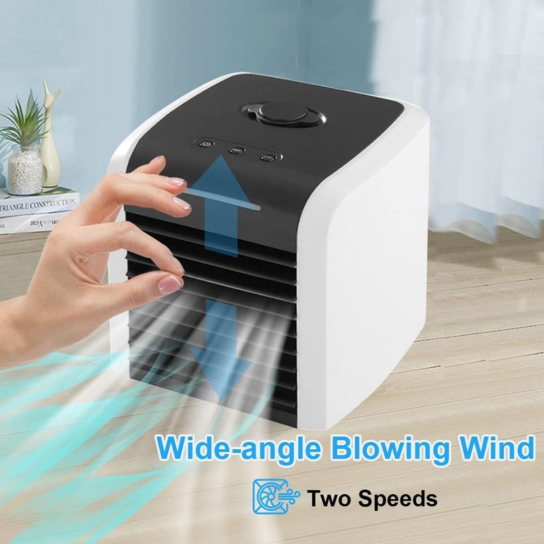 (Display Set) Tklake Portable Air Conditioner, Mini Air Cooler with 2