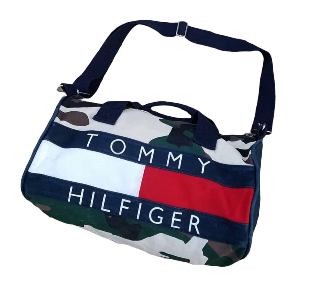Duffle Bag Tommy Hilfiger Camo, Fesyen 