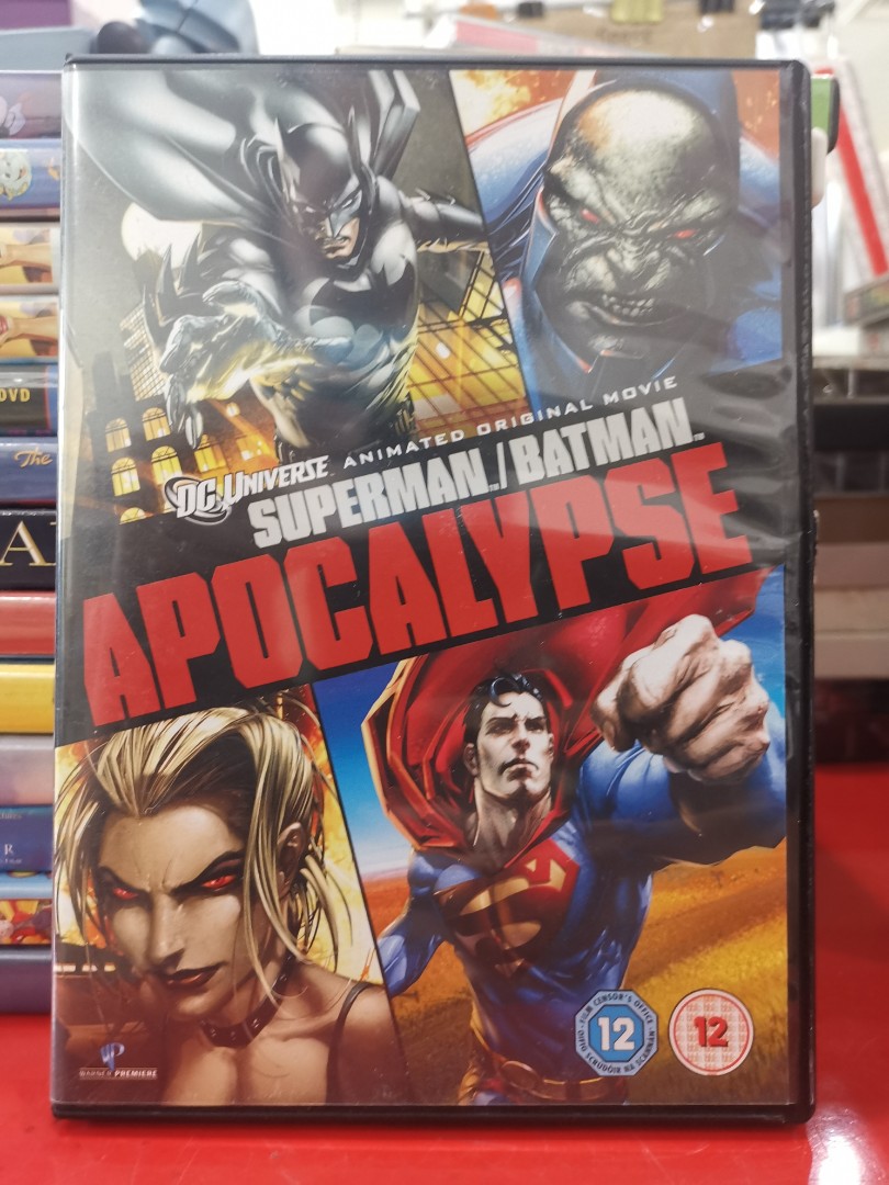 DVD) DC Universe Animated Original Movie Superman/ Batman Apocalypse,  Hobbies & Toys, Music & Media, CDs & DVDs on Carousell