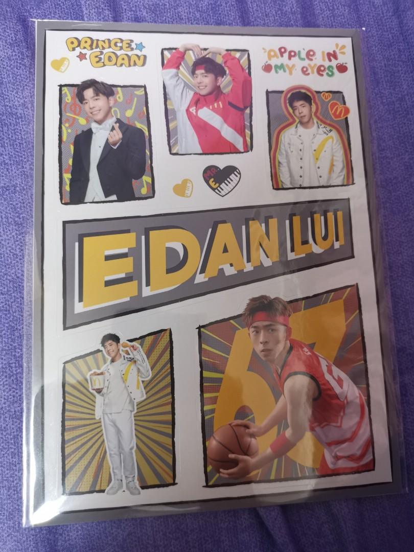 Edan Lui @Mirror 麥當勞貼紙 McDonald's stickers, 興趣及遊戲, 收藏品及紀念品, 明星周邊 ...