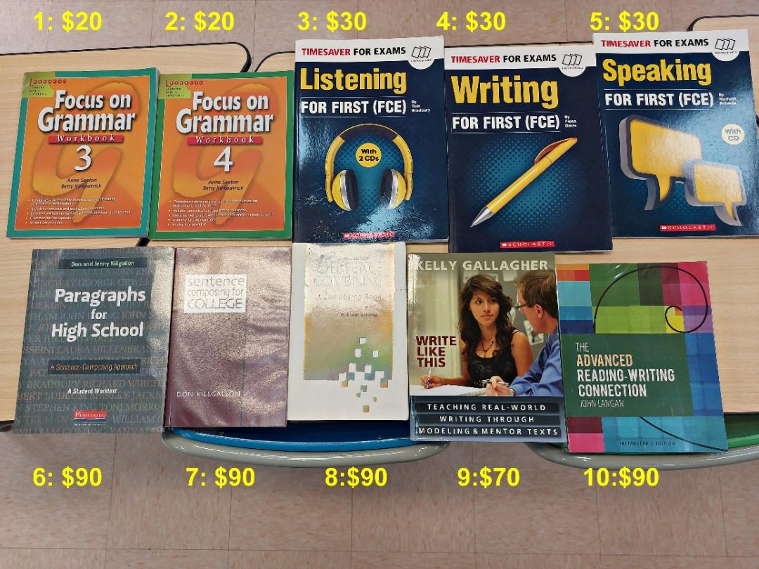 English Learning and Teaching books (1) 英語學習教學 文法 寫作 Focus on Grammar ...