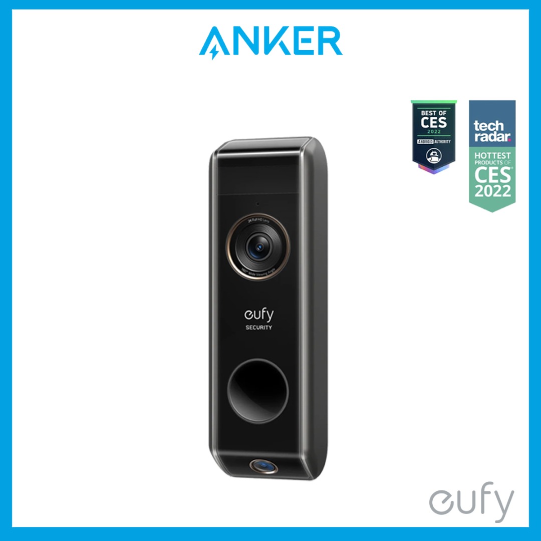 eufy Security Video Doorbell Dual Camera (BatteryPowered) Addon, Dual