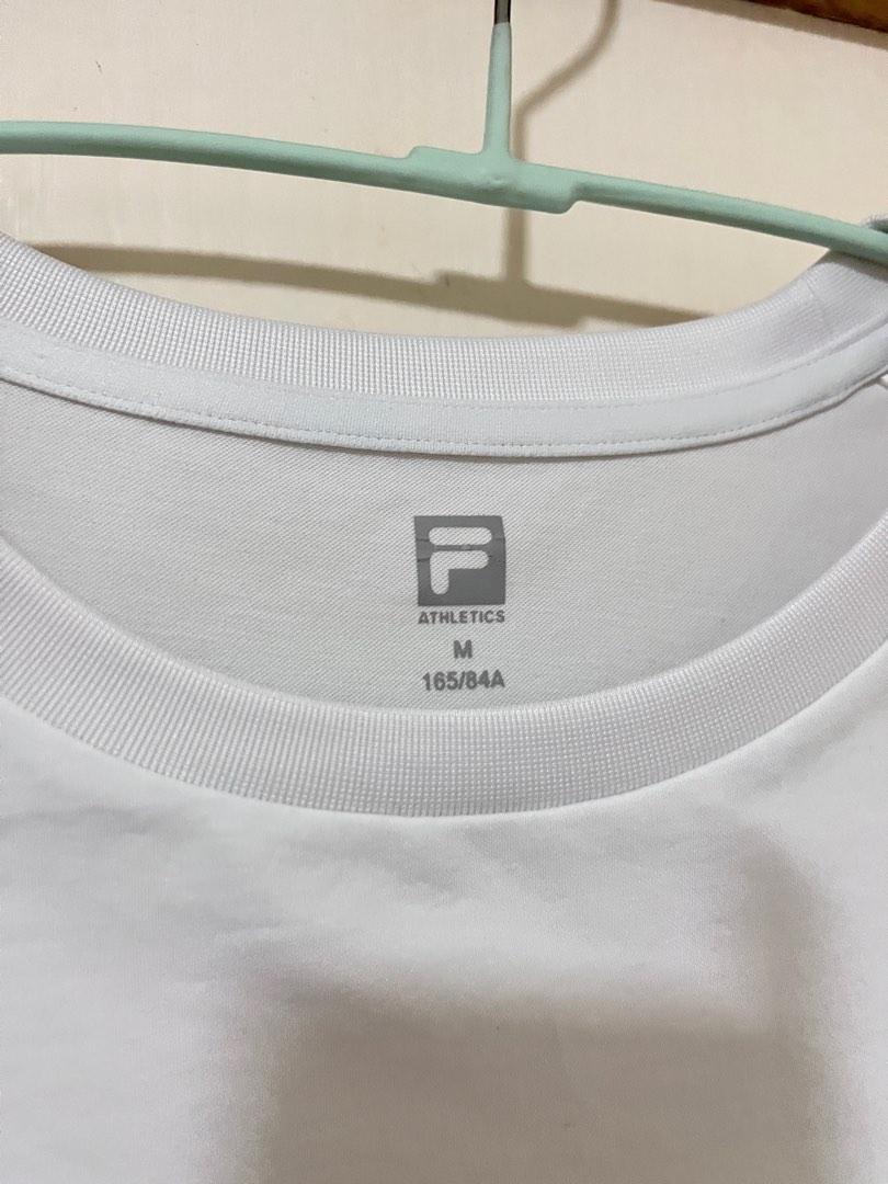 FILA white shirt with rose gold logo
