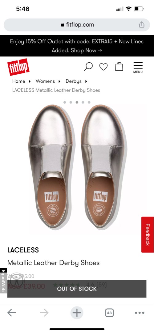 Fitflop laceless online