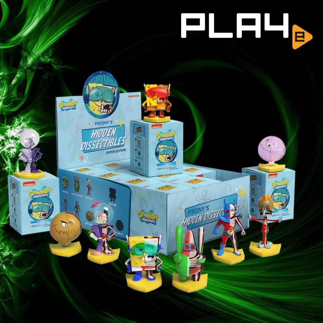 SpongeBob SquarePants Freeny's Hidden Dissectibles Series 4 Super Edition  Blind Box of 12 Mini-Figures