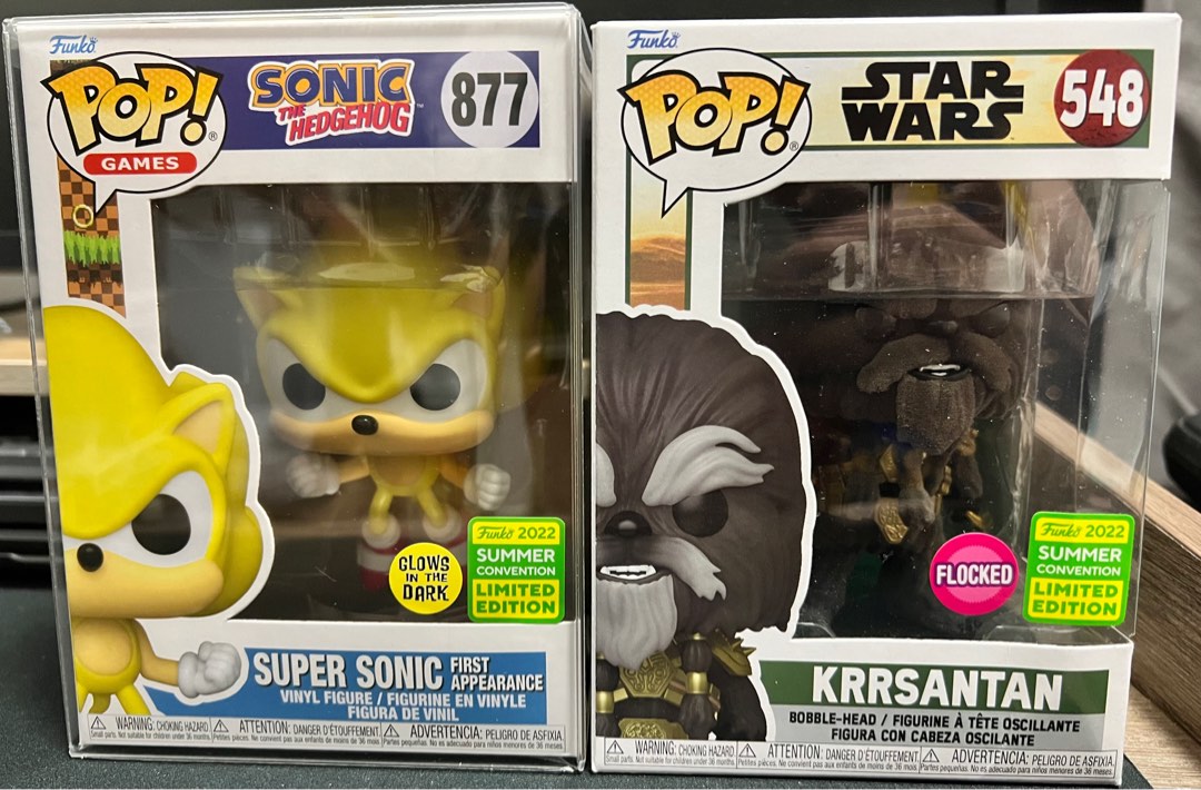 Funko Pop Sdcc 22 Pair - Sonic & Exclusive Of Your Choice!, Hobbies & Toys,  Toys & Games On Carousell
