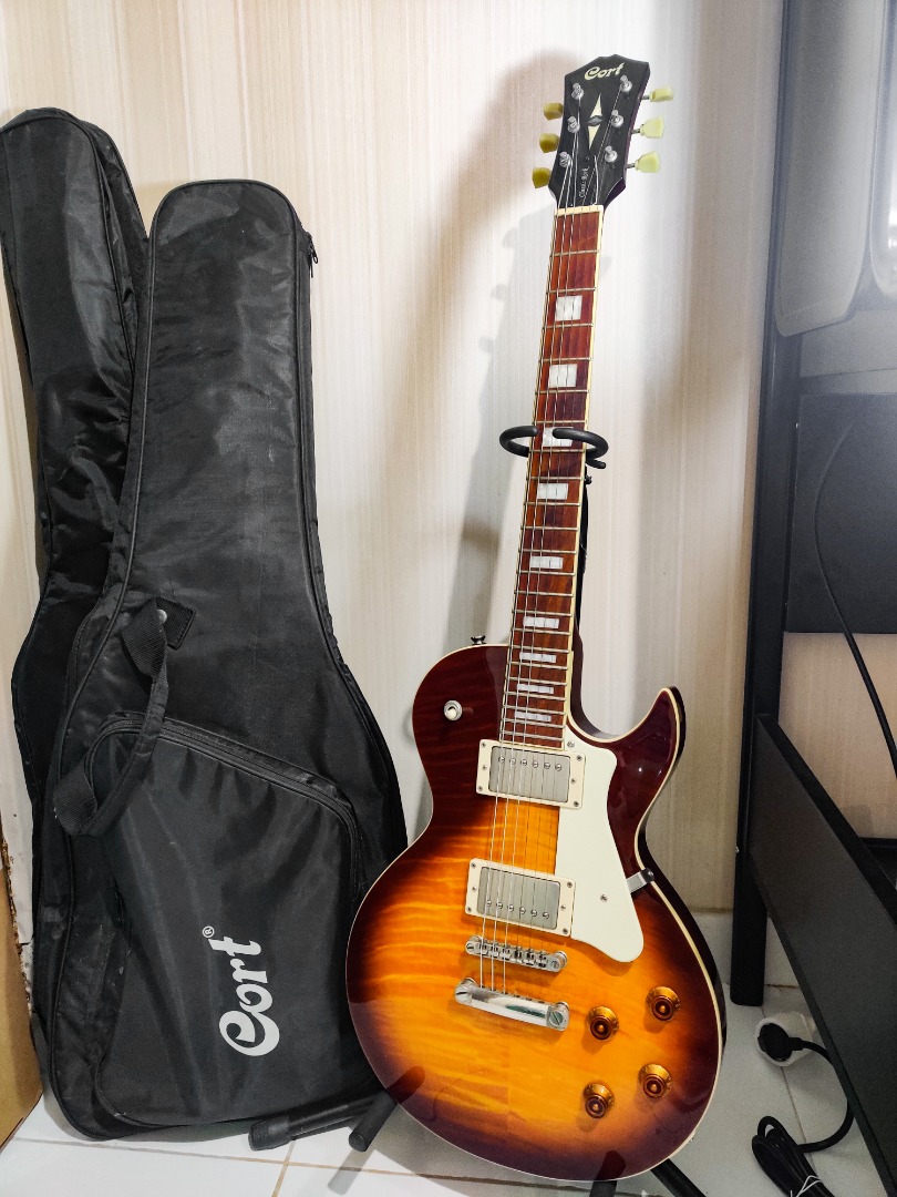 Gitar Elektrik Cort CR 250 VS Les Paul Electric Listrik CR250, Musik