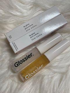 Glossier lip gloss 金色紫色閃粉唇彩