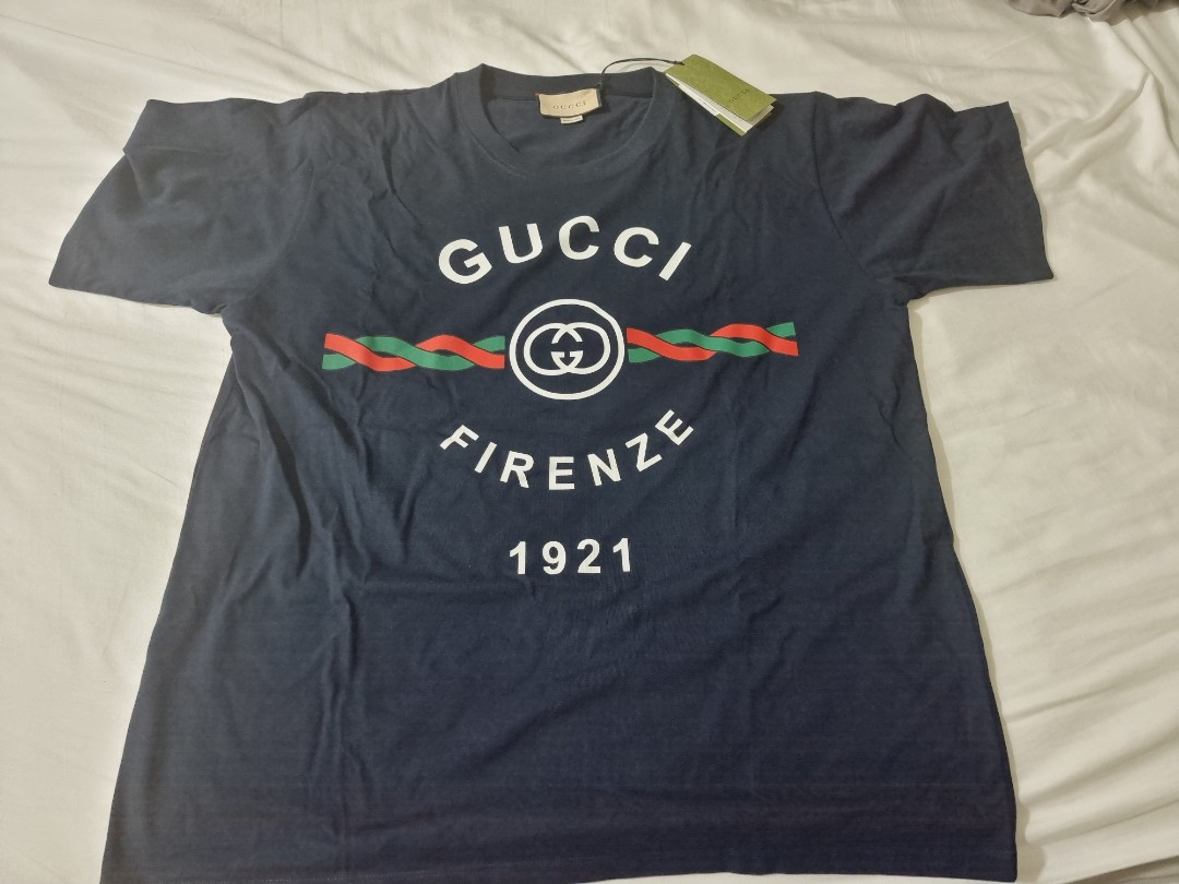 'Gucci Firenze 1921' T-shirt, Luxury, Apparel on Carousell