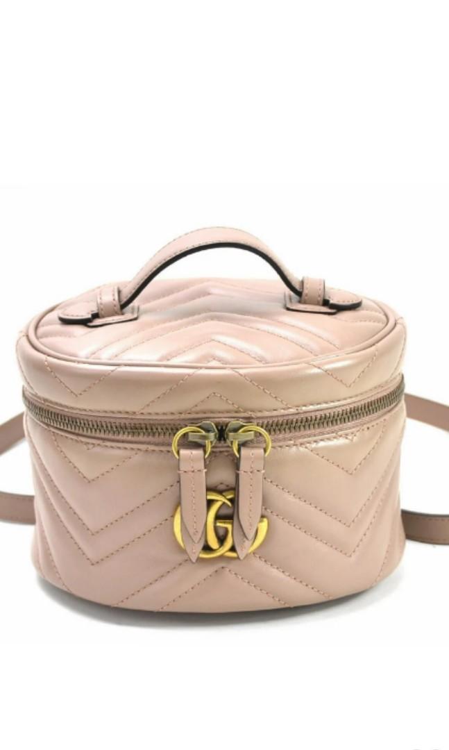 Gucci marmont backpack Taupe