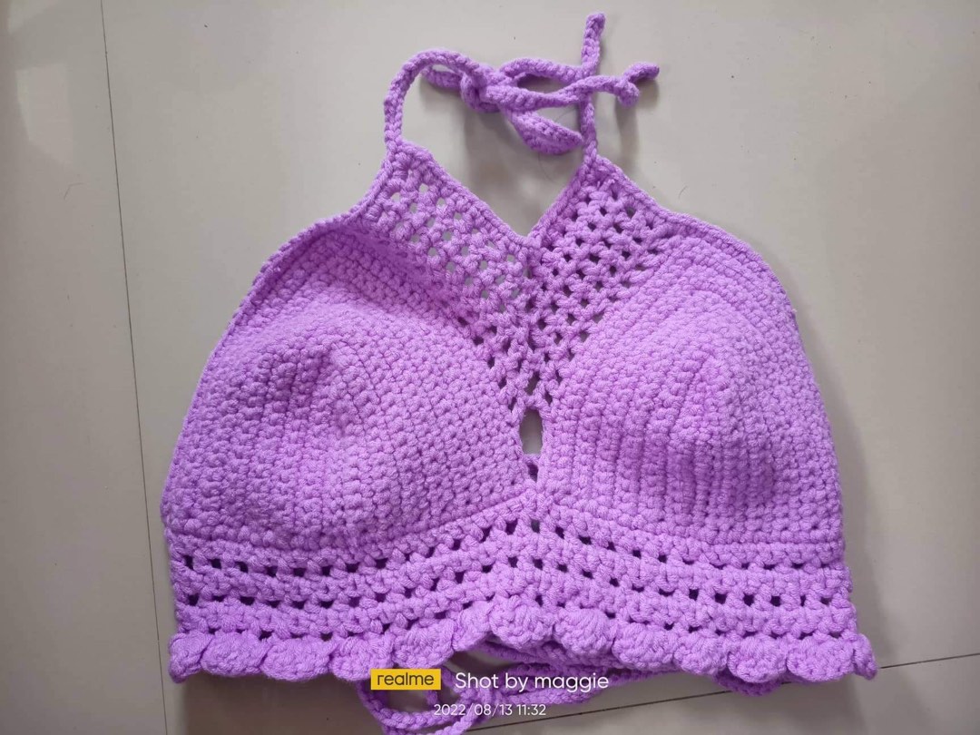 Handmade crochet swimsuit, Women's Fashion, Swimwear, Bikinis