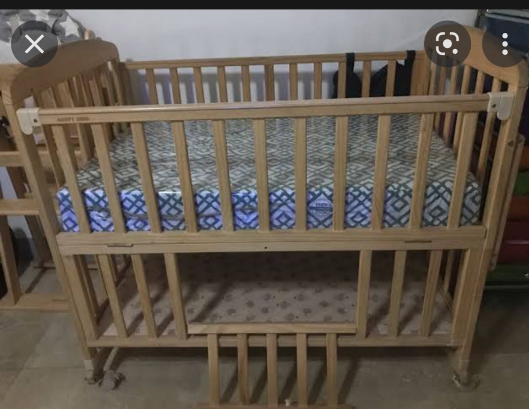 Happy Dino Baby wooden crib Cebu Babies Kids Baby Nursery