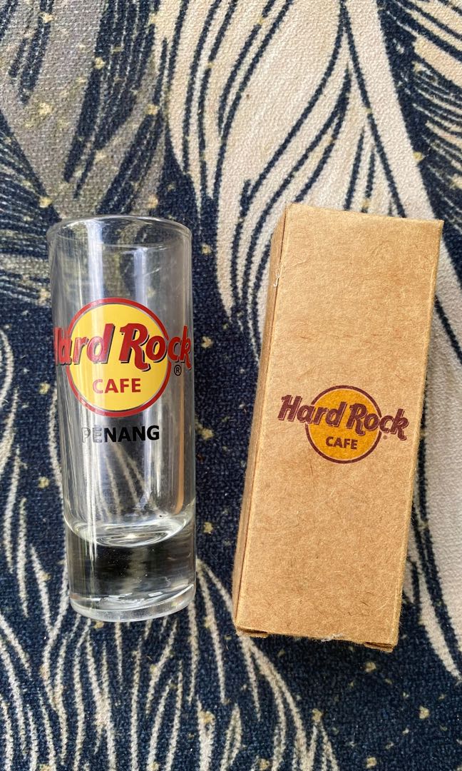 Hard Rock Cafe Shot Glass Penang, Hobbies & Toys, Collectibles