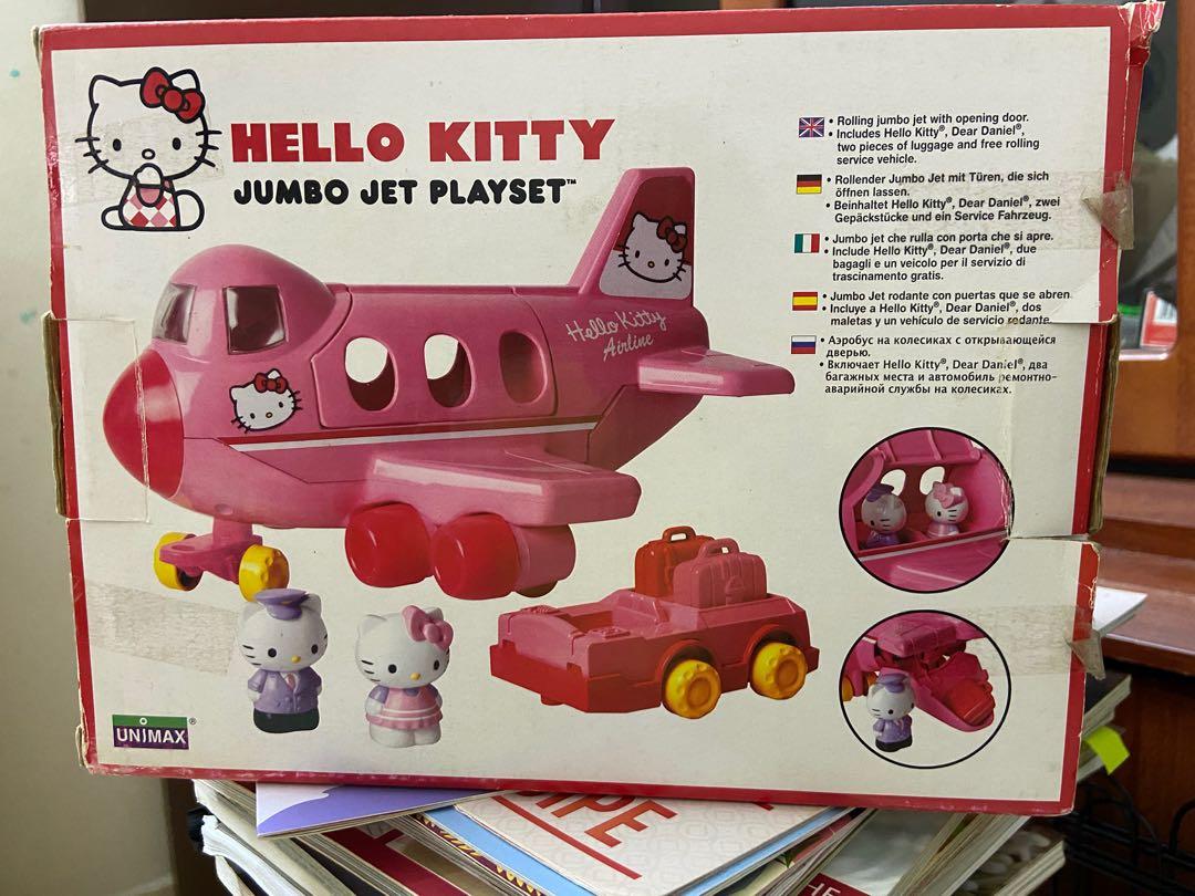 Hello Kitty Plane Set, Hobbies & Toys, Toys & Games on Carousell