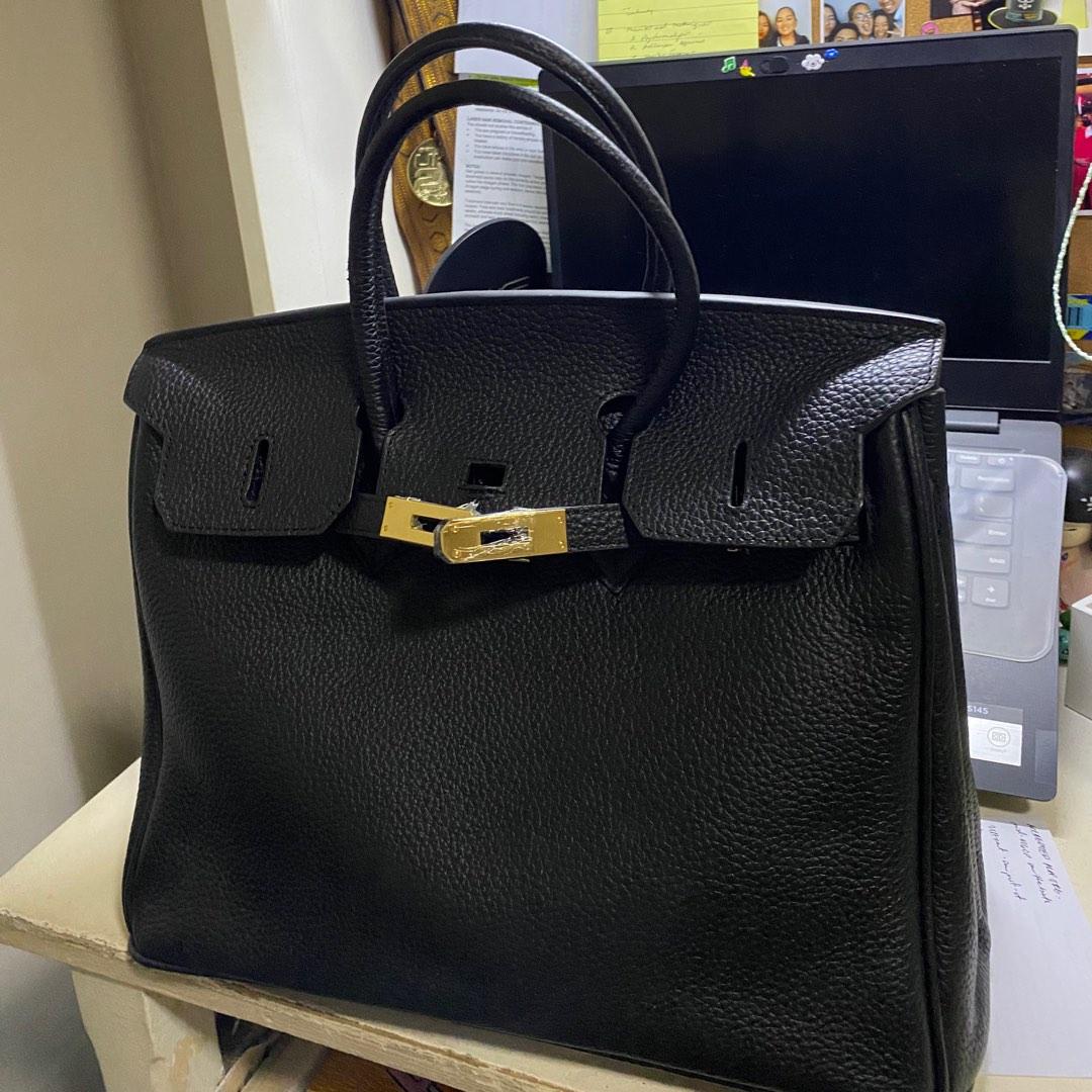 Hermes Birkin Black Bag, Luxury, Bags & Wallets on Carousell