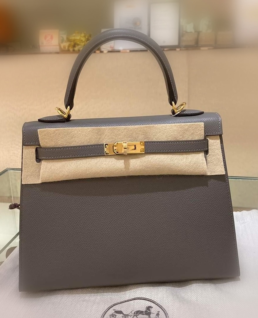 Shikochic - New K25 Sellier Gris Etain GHW Epsom #C 549,000฿ Full