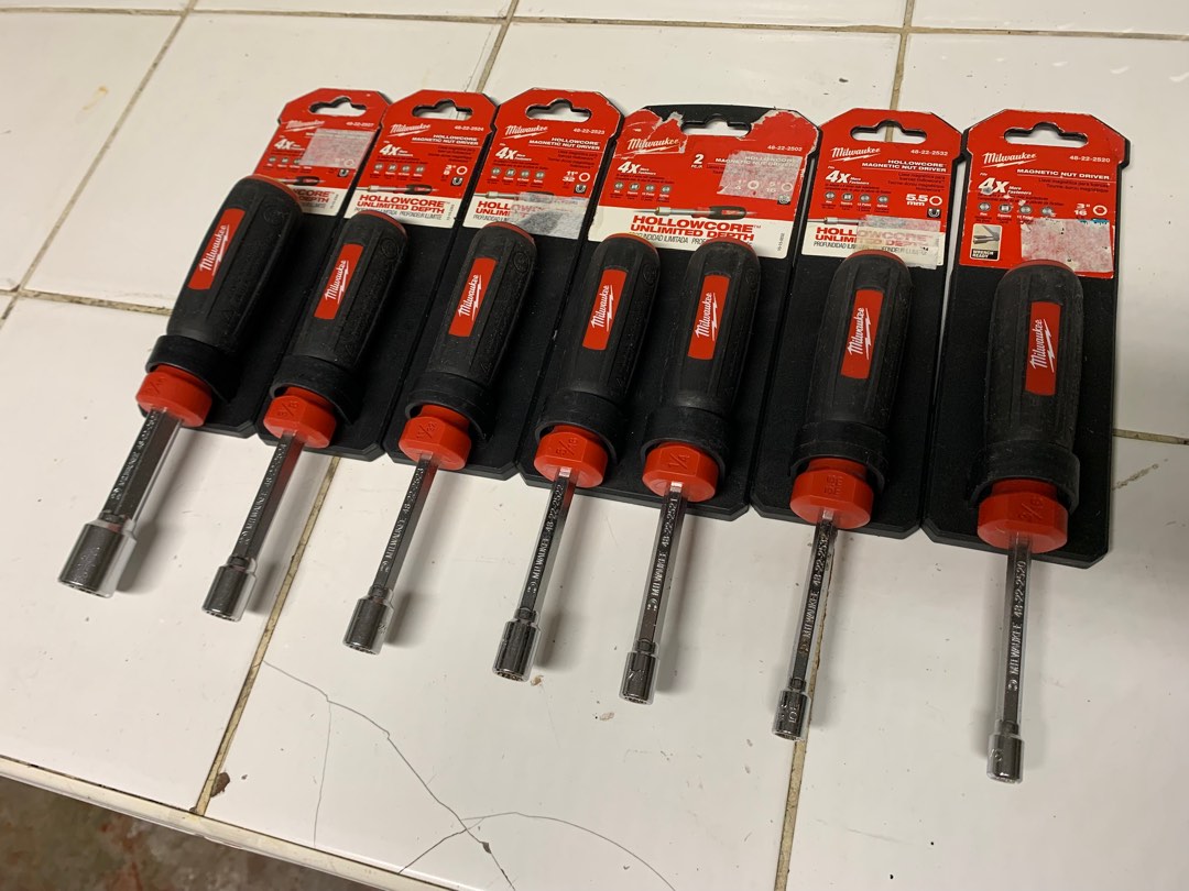 Hollowcore Nut Driver 1set (7pcs.) Milwaukee Original