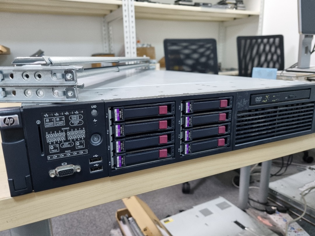 HP DL380 G6 Server 128GB 2x Intel Xeon 6x 146GB 2.5