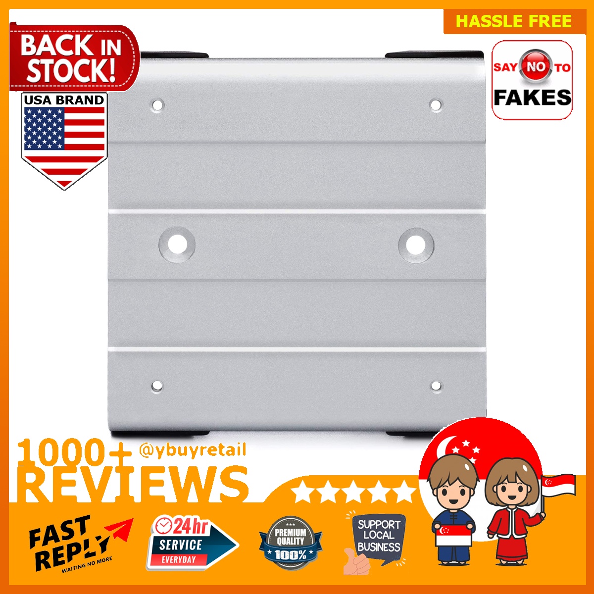 HumanCentric VESA Mount Adapter for iMac 24 Inch (Aluminum), iMac 27