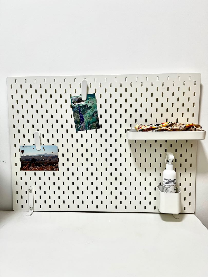 Ikea pegboard and accessories, Furniture & Home Living, Home