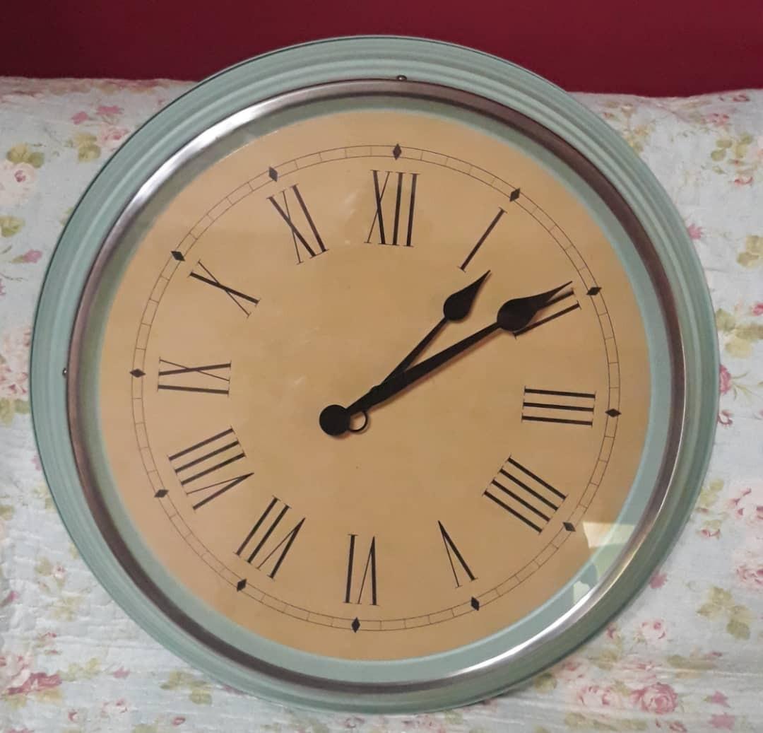 IKEA SKOVEL 21603 Big Wall Clock, Furniture & Home Living, Home Decor