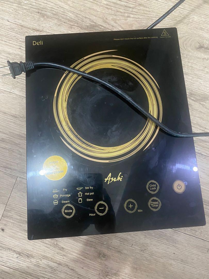 Induction stove comes with free induction pot 2100 watts load weight