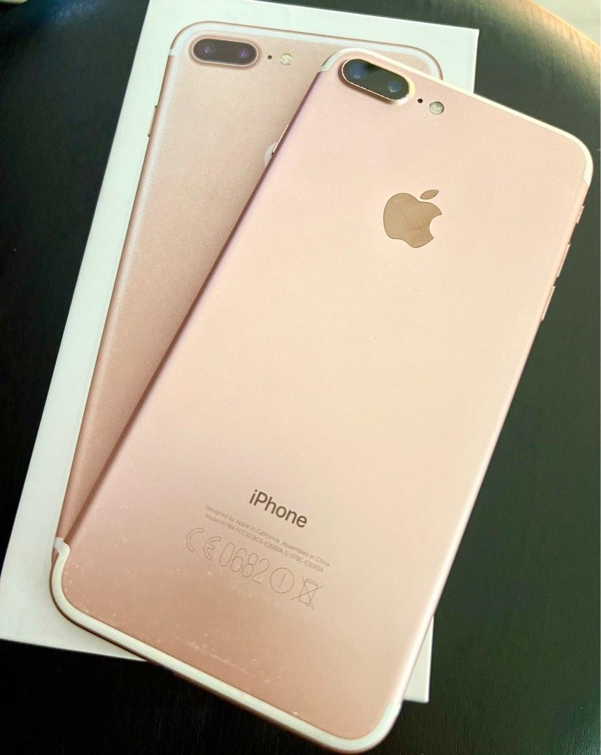 Iphone 7 plus rose gold contract top