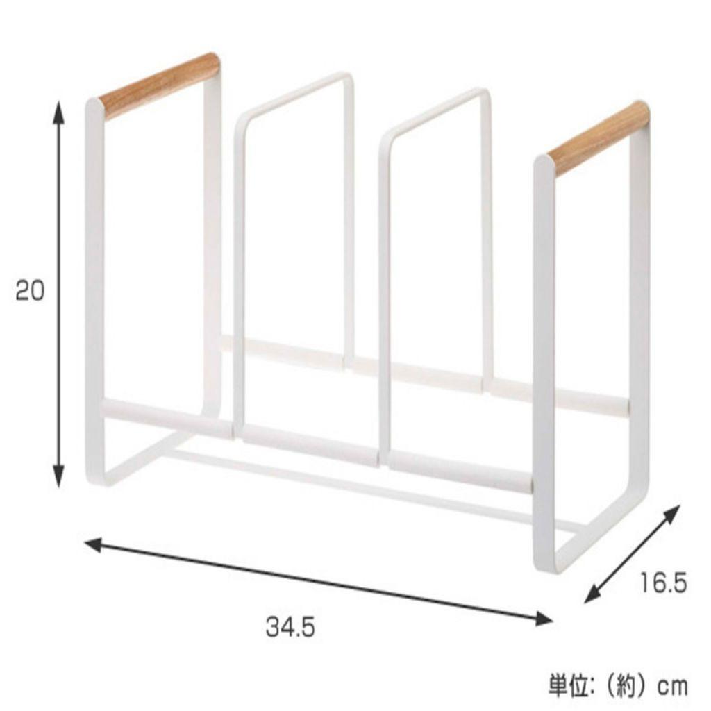 Japanese style Dish Rack Plate Rack Wood handle, Furniture & Home