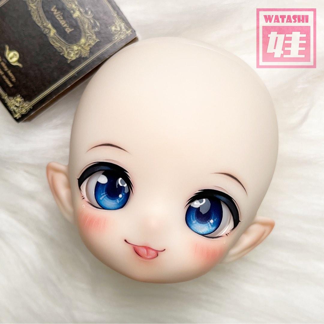 ⚓️ Jeffrey（五月人形- 愛露半白肌) 1/6 BJD 裸娃: 磨改完妝成品頭 