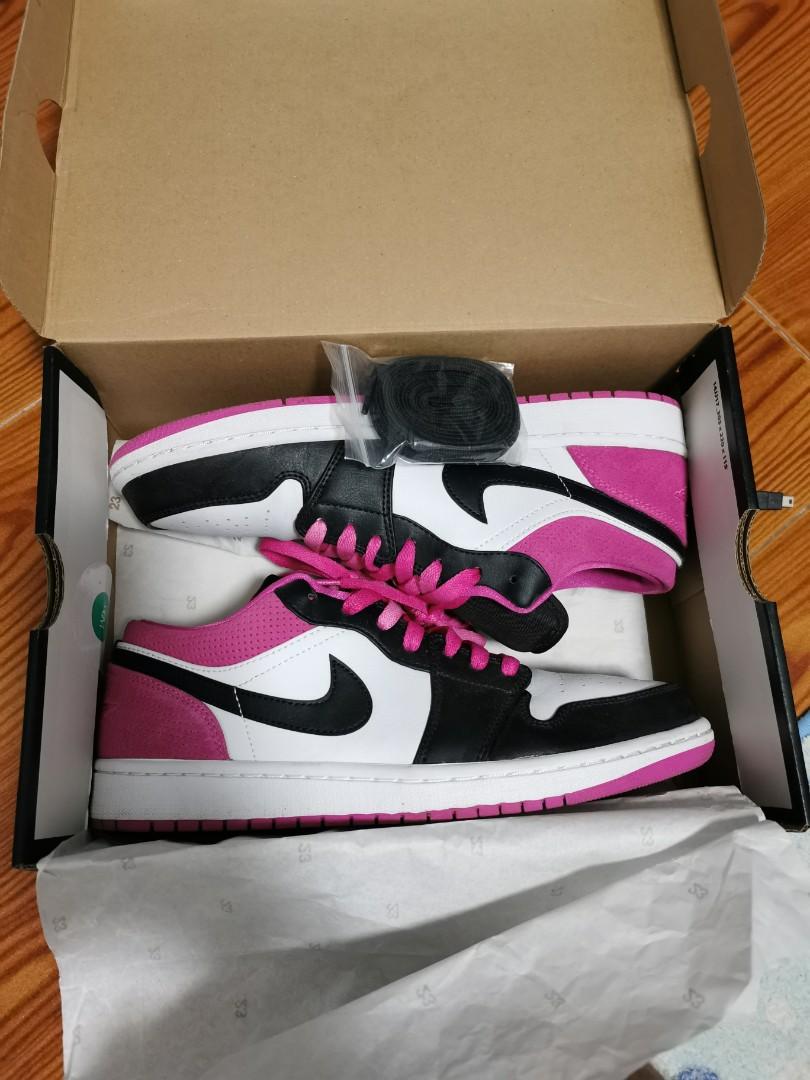 jordan 1 low fuchsia pink