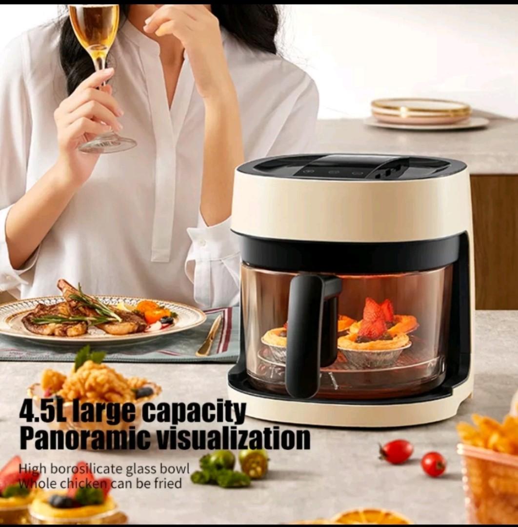 Korean Hyundai Visible Air Fryer Oven Glass Transparent, TV & Home