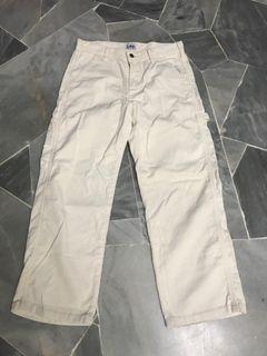 Lee corduroy off white carpenter jeans pants