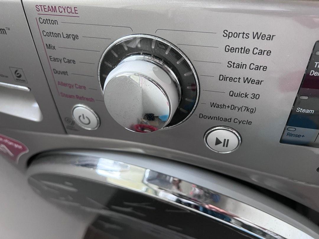 LG 10/7kg washer & dryer 2 in 1 (washing machine), TV & Home Appliances