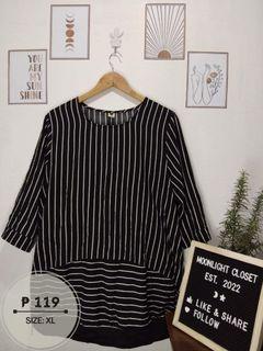 Longsleeves Striped Blouse