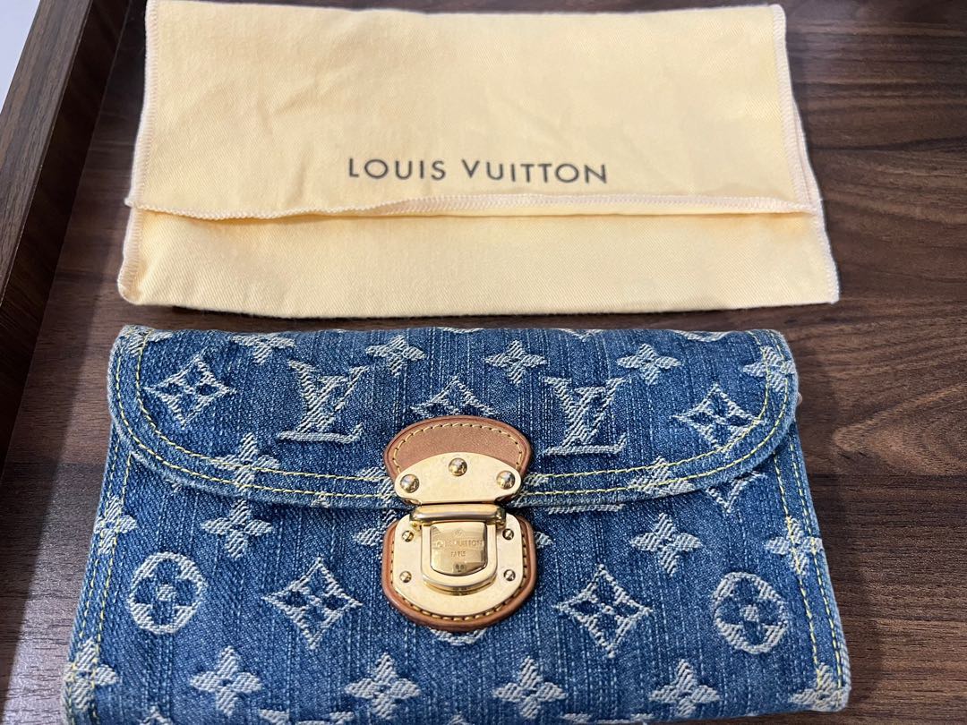 Louis Vuitton Monogram Denim Amelia Wallet