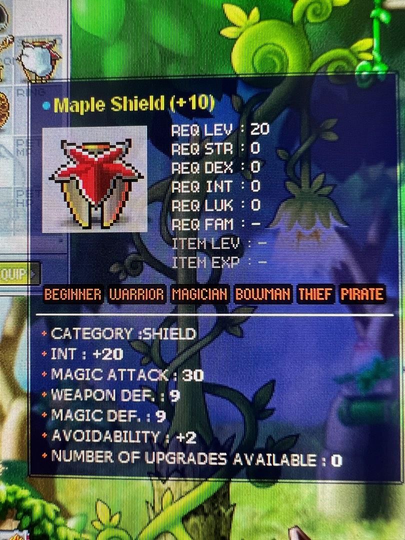 Mapleroyals perfect tma maple shield, Luxury, Apparel on Carousell