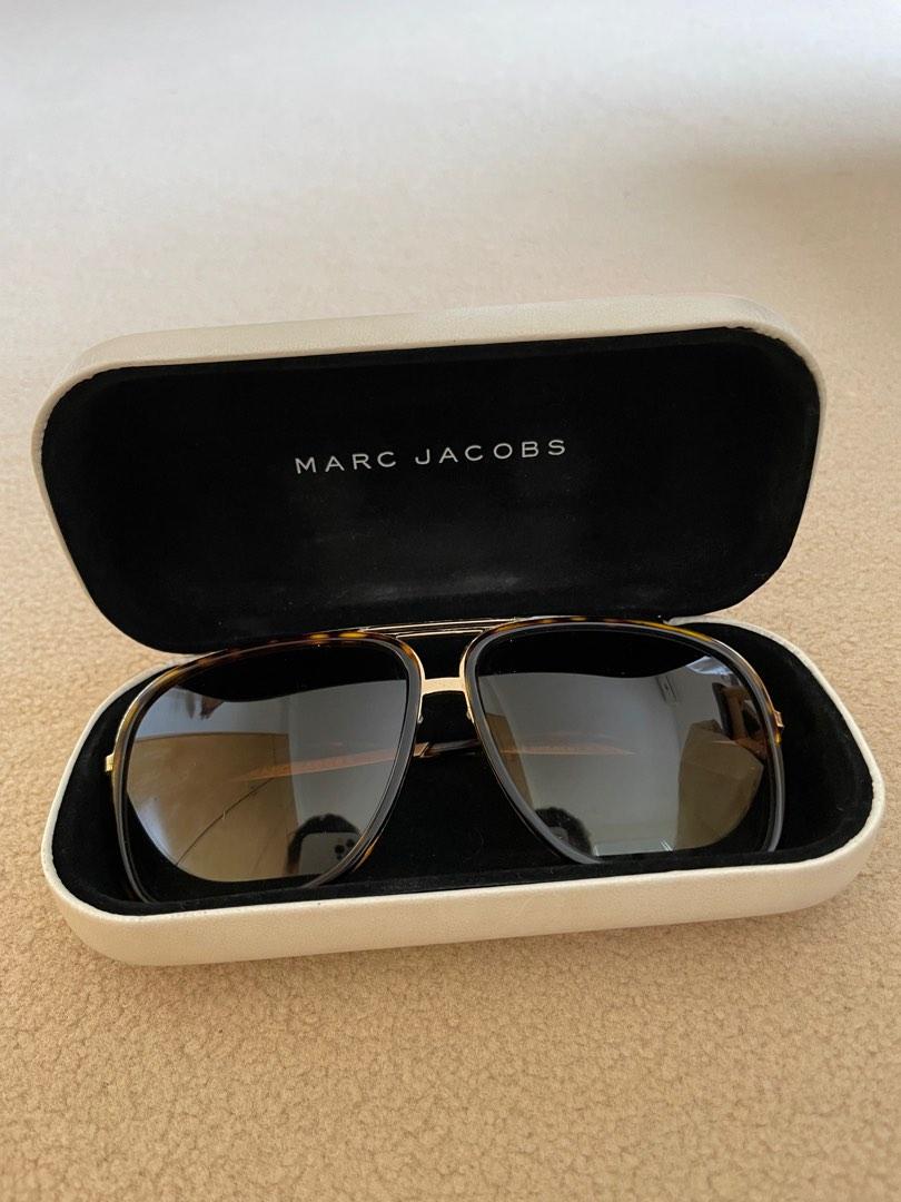 Marc Jacobs Grey Shaded Round Sunglasses Mj 1049/s 0rhl/9o 58 in Black |  Lyst UK