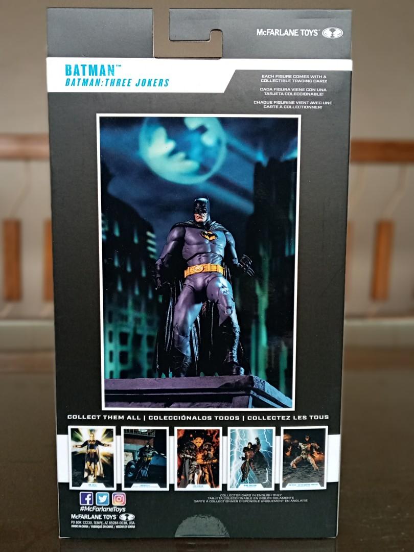 McFarlane Toys DC Multiverse Batman: Three Jokers 7" Batman Action Figure (Category: Figurines & Statues) located in Cebu City. Submitted by diyeszon (Listing ID 1180743321, Image 3). Description: brand new sealed McFarlane Toys DC Multiverse Batman Batman: Three Jokers - Incredibly detailed 7” scale figure based off the DC Multiverse - Designed with Ultra Articulation with up to 22 moving parts for full range of posing and play - Batman is based