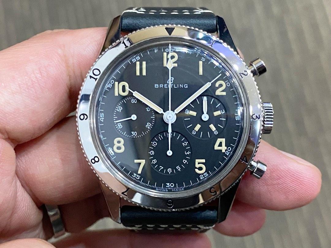 platinum breitling avi ref 765 1953 re edition