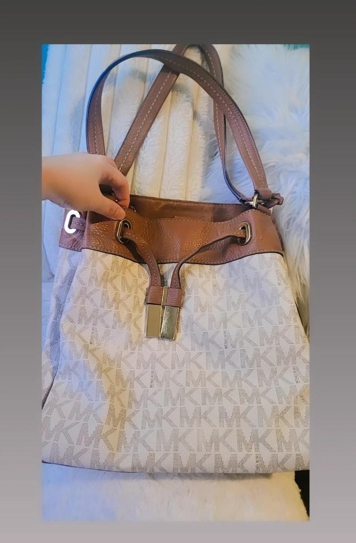 Mk shoulder bucket bag, Luxury, Bags & Wallets on Carousell