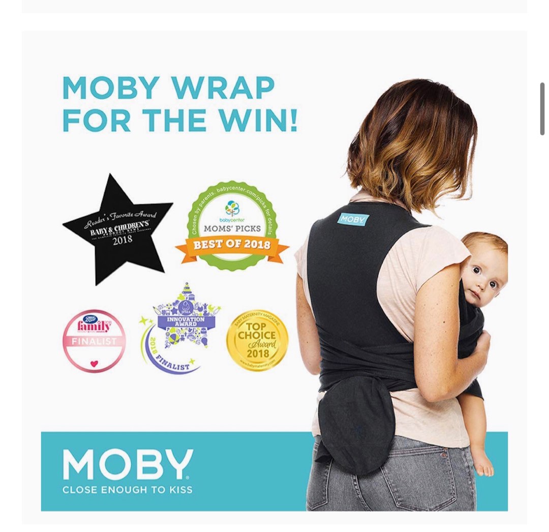 Moby Fit Baby Carrier, Babies & Kids, Going Out, Carriers & Slings on