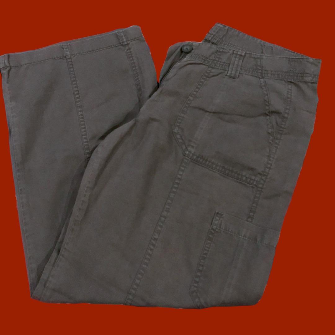 Elegant Gray Cotton Pants from England