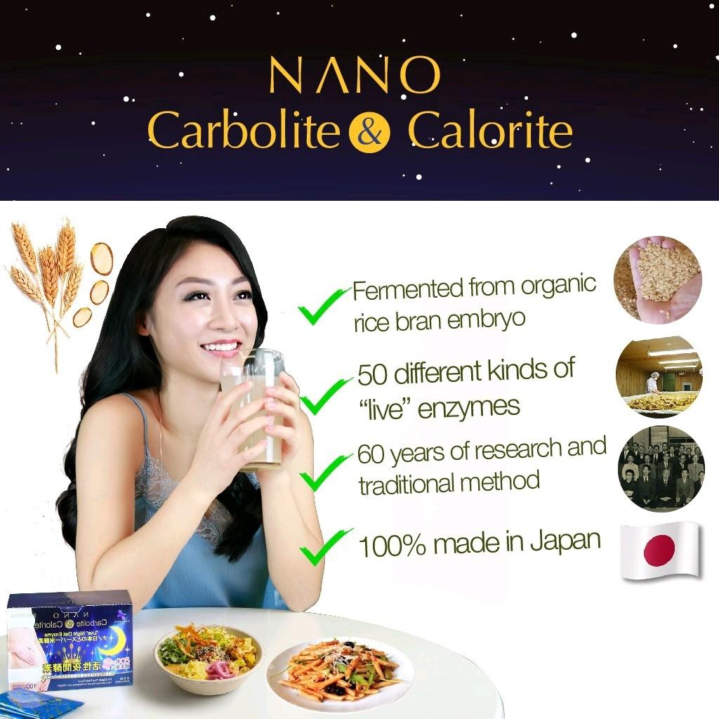 Nano Japan Carbolite Enzyme Carb Blocker from Brown Rice Enzymes! Safe