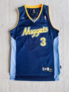 NBA CHAMPION Denver Nuggets Allen Iverson Stitched Adidas Basketball Jersey  MEN